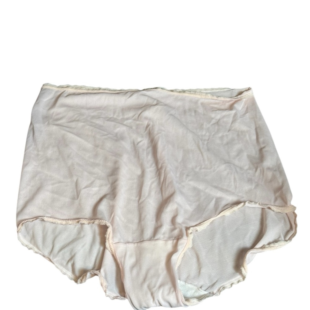 Vintage Henson Kickernick Nylon Briefs – Size 7 / Hip 40 – Pale Pink